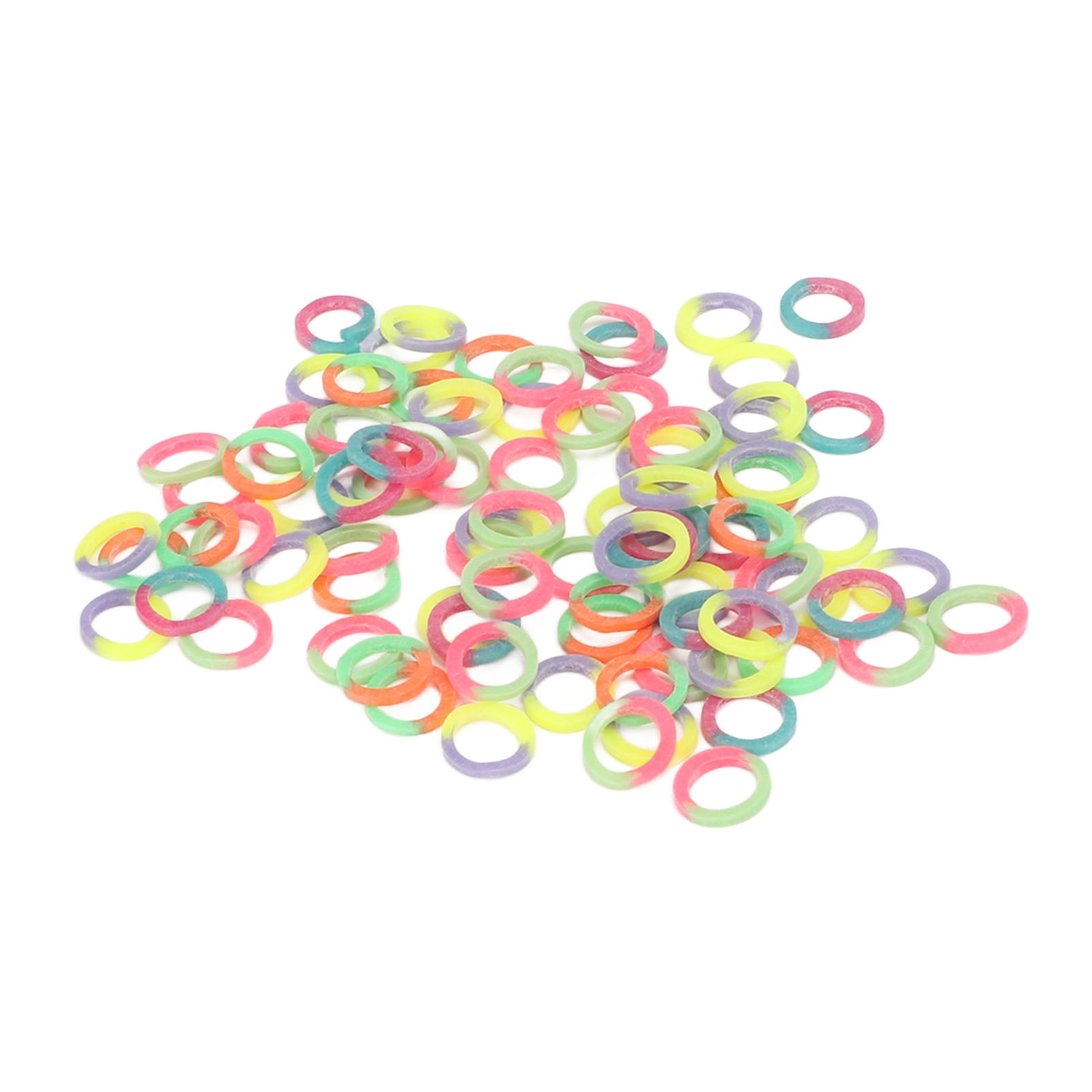 Orthodontic Rubber Bands, Portable 6.35mm Teeth Rubber Bands For Malocclusion Deformity Color