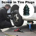 thumbnail image 2 of Screw in Tire Plugs, Tire Repair Rubber Nails Kit with 2 Sizes, Fast Self-Service Tires Repair Tools, Strong Sealing, Withstand High Temperatures for Car, Motorcycle Tires Repair, 2 of 8