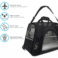 thumbnail image 2 of Soft-Sided Airline-Approved Pet Carrier, Comfortable Travel Tote Bag for Dogs and Cats, 2 of 5