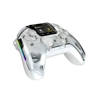 FIEHDUW Manba One Interactive Screen Wireless Gamepad, Hall Joystick, Rgb Lighting, Compatible with Steam Deck/PC/Switch/iOS/Android, White