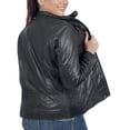 thumbnail image 6 of Boston Harbour Miak Motorcycle Leather Jacket Women - Biker Womens Leather Jacket, 6 of 6