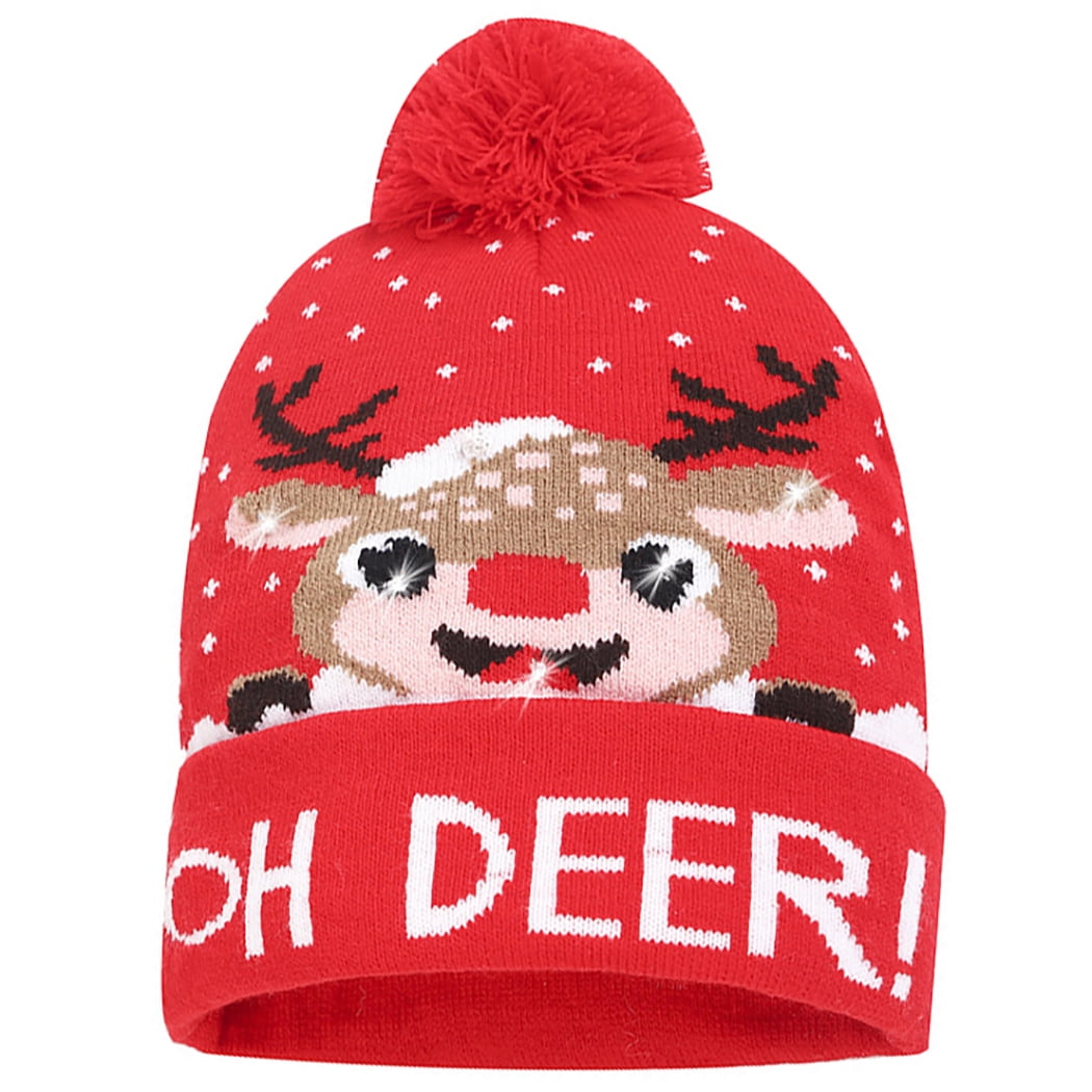 led winter hat