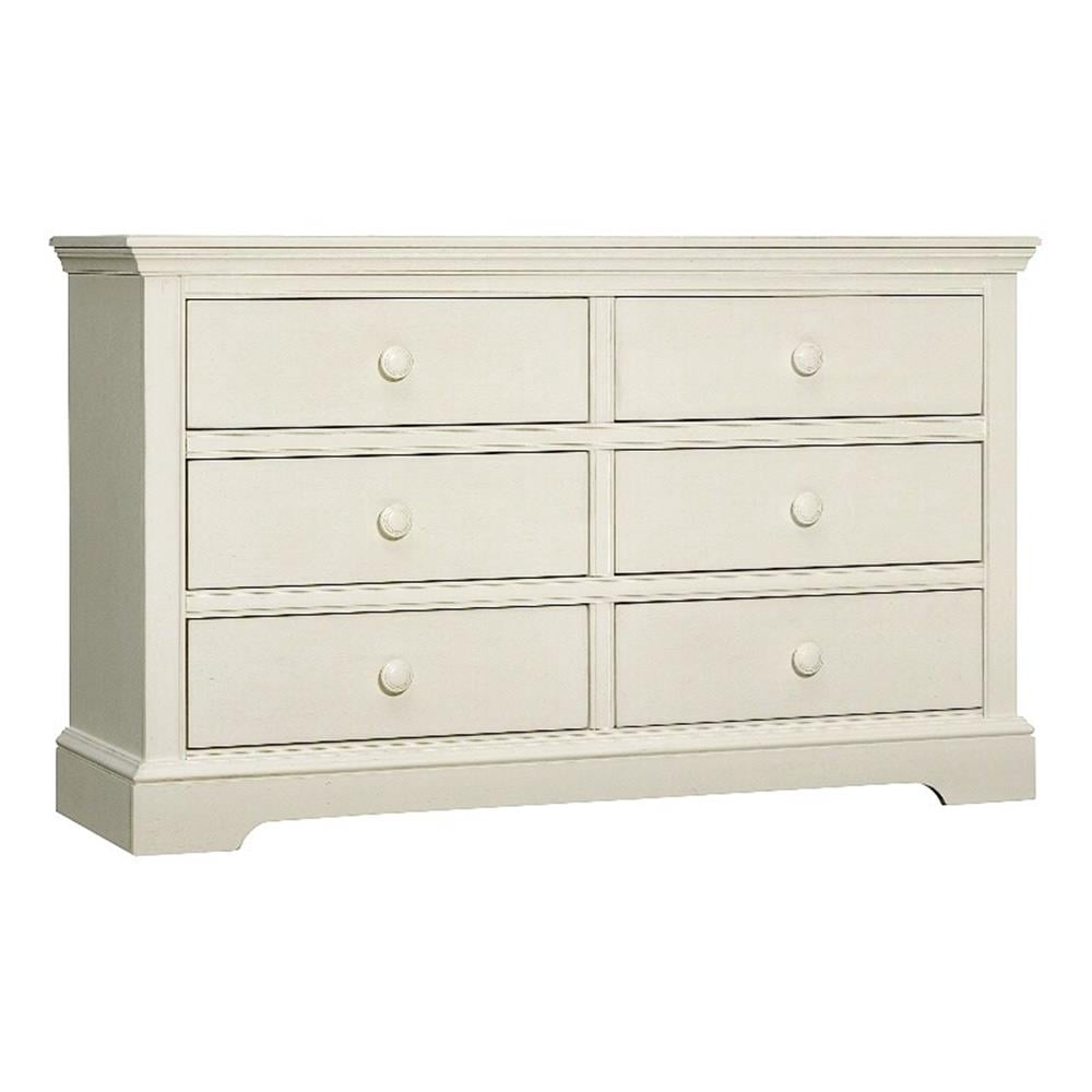 Westwood Design Westfield 6-Drawer Bedroom Wood Dresser in Brushed White  Finish - Walmart.com