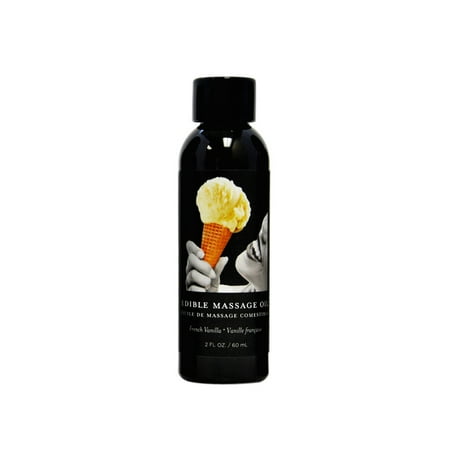 Earthly Body Edible Massage Oil Vanilla 2oz (Best Warming Massage Oil)