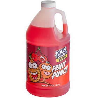 Jolly Rancher Fruit Punch Slushy Syrup 5:1 Concentrate-64 oz | Jolly Rancher Fruit Punch Slushy Sirop Concentré 5:1 64 oz