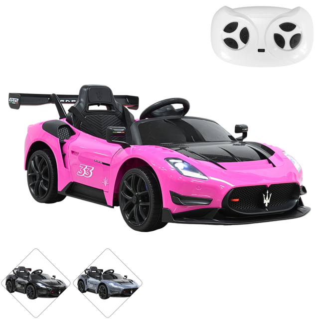 Montable Eléctrico Maserati GT2 12V para Niños con Control Remoto - Rosa