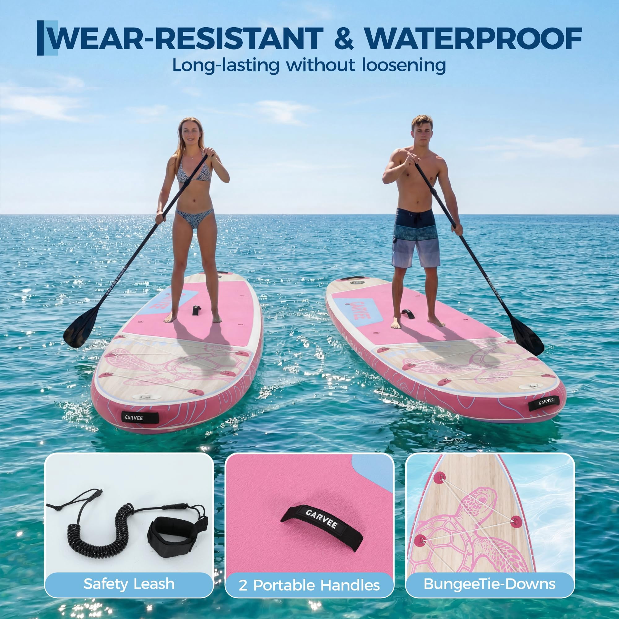 Inflatable Stand Up Paddle Boards with SUP Accessories for Adults & Youth of All Skill Levels