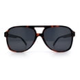 thumbnail image 5 of Polarized Mens Classic Oversized Racer Sport Plastic Sunglasses Tortoise - Black, 5 of 8
