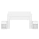 thumbnail image 2 of MOBI Cabecera Matrimonial Vera con 2 burós de madera – Color Blanco, 2 of 5
