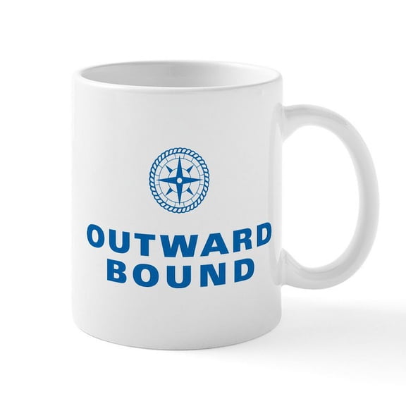 CafePress - Outward Bound Compass Rose Mugs - 11 oz Ceramic Mug - Novelty Coffee Tea Cup