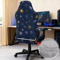 thumbnail image 3 of Pzuqiu Gothic Sun Gaming Chair Cover Fashion 4 Pack Racing Computer Chair Slipcover Set Elastic Non-Slip Office Chairs Protector for Home, Shop, Office, 3 of 7