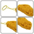 thumbnail image 4 of Fake Cooked Fry Chicken Keychain Simulation Artificial Food Model Fake Food Props Meat For Kitchen Home Party Decoration Market Food Sample Display (1 Pack), 4 of 7