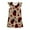 Khaki, variant on WOYY Toddler Girl's Nightgown Butterfly Print Flutter Sleeves Nightgown Sleepshirt, Sizes 3-10