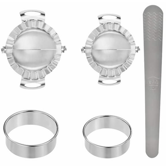 2 Sets Tortellini Stainless Tools Dumpling Flour Cutter Mold Dumplings