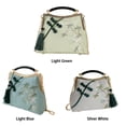 thumbnail image 3 of Guardurnaity Bolso de borlas con correa retro, 23,5 x 10 x 18 cm, bordado chino Hanfu, decoración de cadena (verde) Bolsas de mensajero y de hombro verde claro, 3 of 6