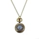 thumbnail image 1 of Bronze Tone Pocket Watch Floral Texture Hunter Case Pocket Watch, 1 of 5