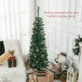 thumbnail image 4 of HOMCOM Artificial Pencil Christmas Tree with Pine Needles and Pine Cones, 4 of 10