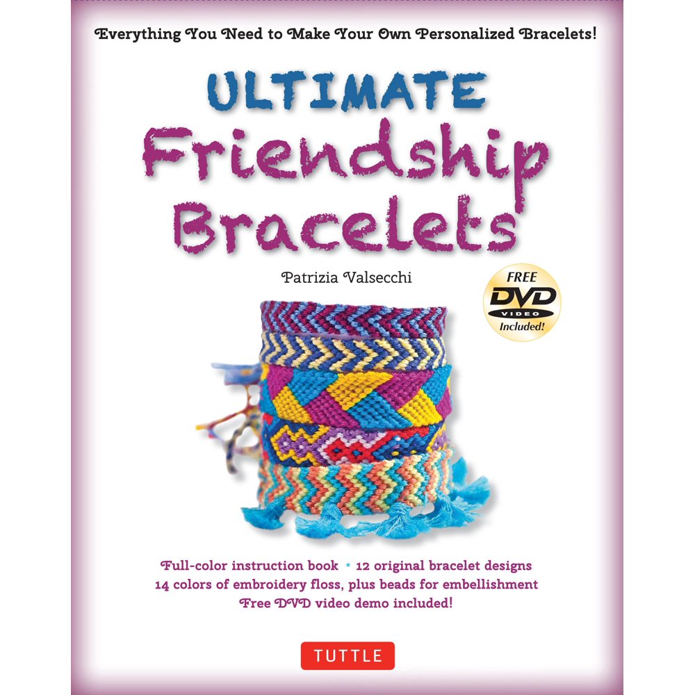 Ultimate Friendship Bracelets Kit (dvd; 64 Page Color Book; 14 Skeins
