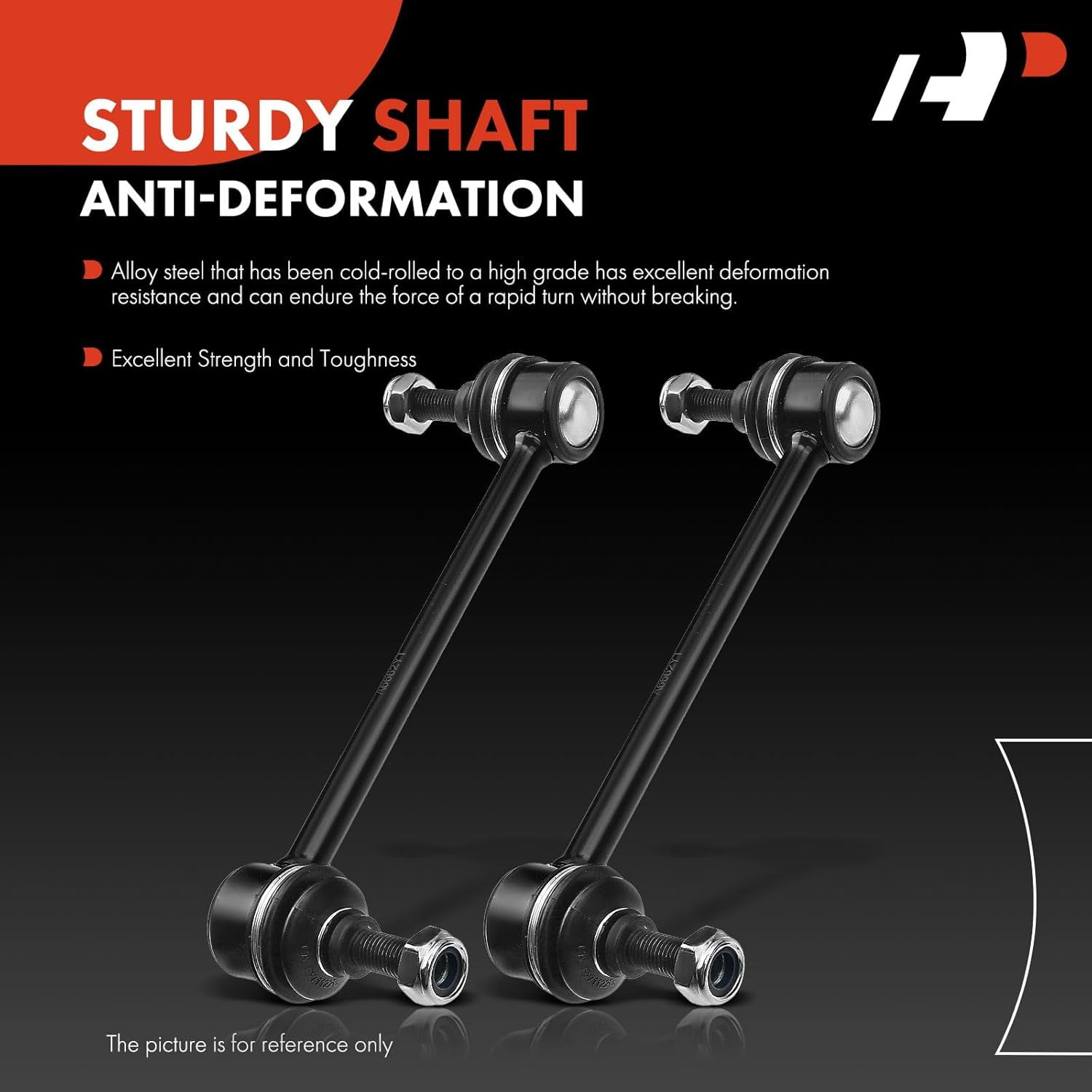 A-Premium 2x Rear Sway Bar Links Stabilizer Bar Links, Compatible with Chevrolet Impala, Impala Limited, Monte Carlo & Hyundai Sonata, XG300, XG350 & Kia & Buick & Oldsmobile & Pontiac, K6662