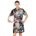 thumbnail image 6 of Kids Harley Quinn Athletic T-Shirt And Mesh Shorts Outfit Set Mesh Clothing Set for Boys, 6 of 7