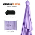 thumbnail image 5 of KFFKFF Yoga Swing Aerial Hammock - 4.4 Yard Nylon Hanging Sling for Inversions - Purple, 5 of 7