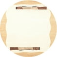 thumbnail image 1 of Ahgly Company Machine Washable Indoor Round Contemporary Cornsilk Beige Area Rugs, 6' Round, 1 of 7