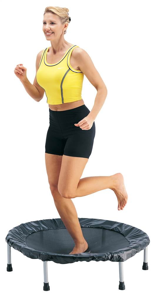 Stamina 36 Inch Folding Trampoline Gray Walmart Com Walmart Com