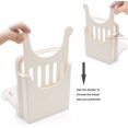 thumbnail image 4 of Guide Trancheuse Pliable et Réglable pour Pain, Grille-Pain Maison, Machine à Sandwich, Coupe-Pain avec Guide de Coupe (Blanc), 4 of 7