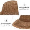thumbnail image 4 of unbranded 1Ud De Sol De Paja Transpirable Para Mujer Con Y Protección Uv, 4 of 5