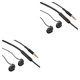 thumbnail image 4 of Sidaley Auriculares antirruido para dormir con micrófono Auriculares en la oreja Auriculares con cancelación de ruido Suministro Dormitorio Individual Solo 3.5 mm negro 2piezas, 4 of 5