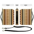 thumbnail image 5 of FOR U DESIGNS Aztec Tribal Bible Cases for Woman Casual Bible Carrying Case for Men with Strap Bible Bag Tote Bag Size Large Stylish PU Bible Bag for Bible Lover for Bible Study Religious, 5 of 7
