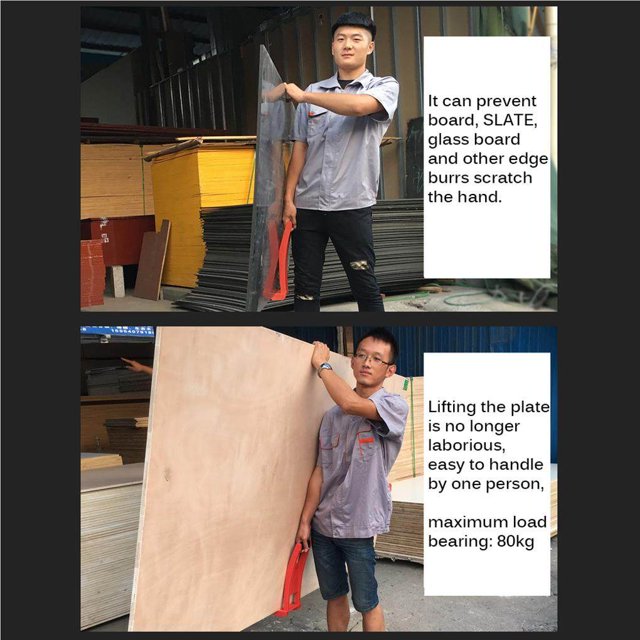 Langgg Wood Board Carrier Lifting Tool 80Kg Strong Bearing Large Long Plate Lifter Holder Loader for Installing Handling