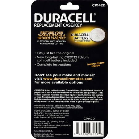 DURAKEY - Replacement Case for Select Ford Remotes - Black