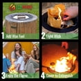 thumbnail image 4 of El Fuego Wax Fire Pit - Lights in Seconds for Instant Heat with No Wood Smoke. Low Maintenance, The Ultimate in Convenience - The Original, 4 of 9