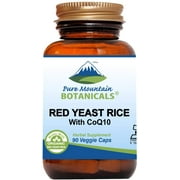 Red Yeast Rice with CoQ10 Capsules Kosher Vegan Capsules Now with 600mg Organic Red Rice Yeast Plus Co Q10