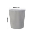 thumbnail image 3 of Self Watering Planter, Automatic Water Absorbing Flower Pot, Plastic Circular Pot with Intelligent Moisture Sensor System for Indoor Outdoor Use, Gray, 3 of 6
