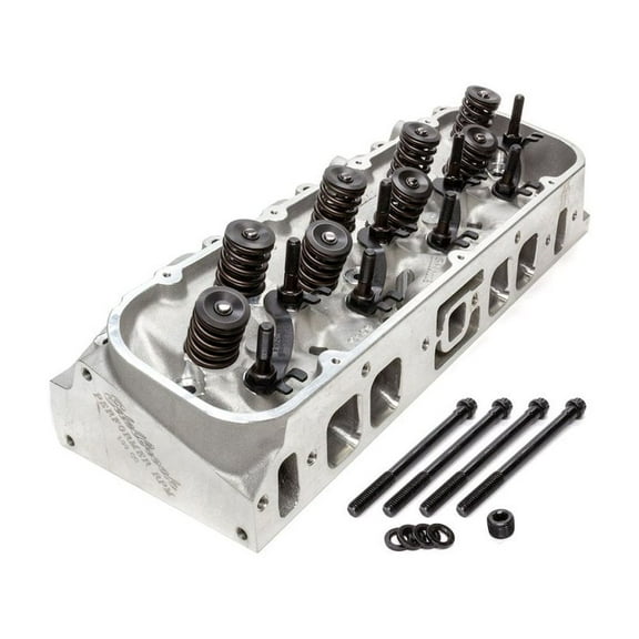 Edelbrock Cylinder Head BBC Performer RPM Oval Port 100cc Complete Single w/ Springs Fits select: 1970 CHEVROLET MALIBU, 1970 CHEVROLET NOVA