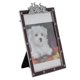thumbnail image 3 of Marco de fotos para mascotas Marco de fotos conmemorativo para mascotas Marco de retrato vertical para amantes de los animales para mantener los recuerdos vivosCafé, 3 of 5