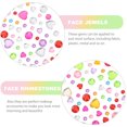 thumbnail image 3 of MasteelfCA 12 Sheets Face Gems Self Adhesive Eye Body Rhinestone Stickers for Women Girls, 3 of 7