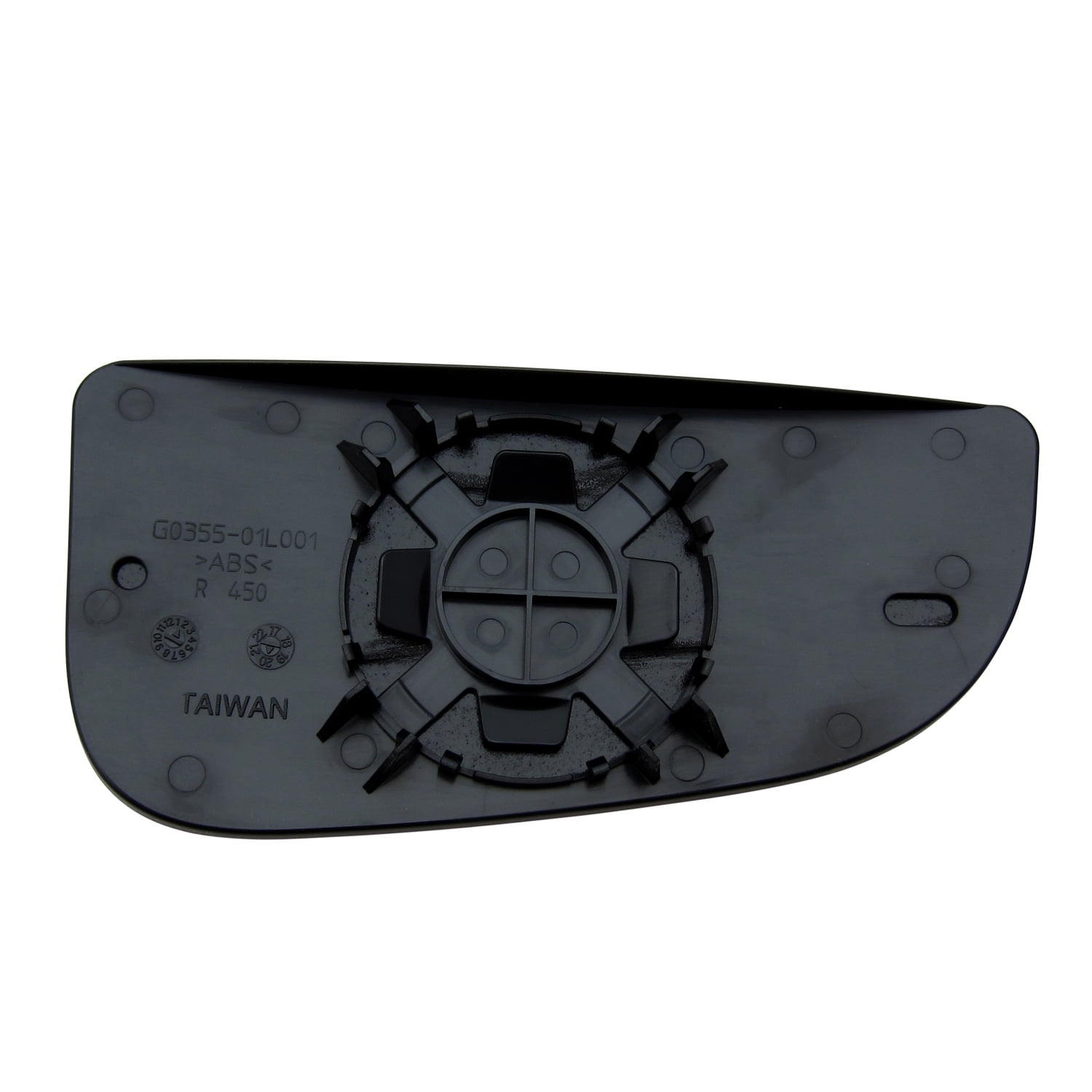 Rugged TUFF Driver Side Mirror Glass Replacement for 10-23 Dodge Ram 1500 2500 3500 Pickup Truck (Lower Towing)