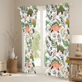 thumbnail image 3 of Feelyou Boho Floral Dinosaur Curtains Pack of 2 (42x84 Each) for Kids Boys Girls, Jungle Botanical Curtains Blackout, White Green, 3 of 6