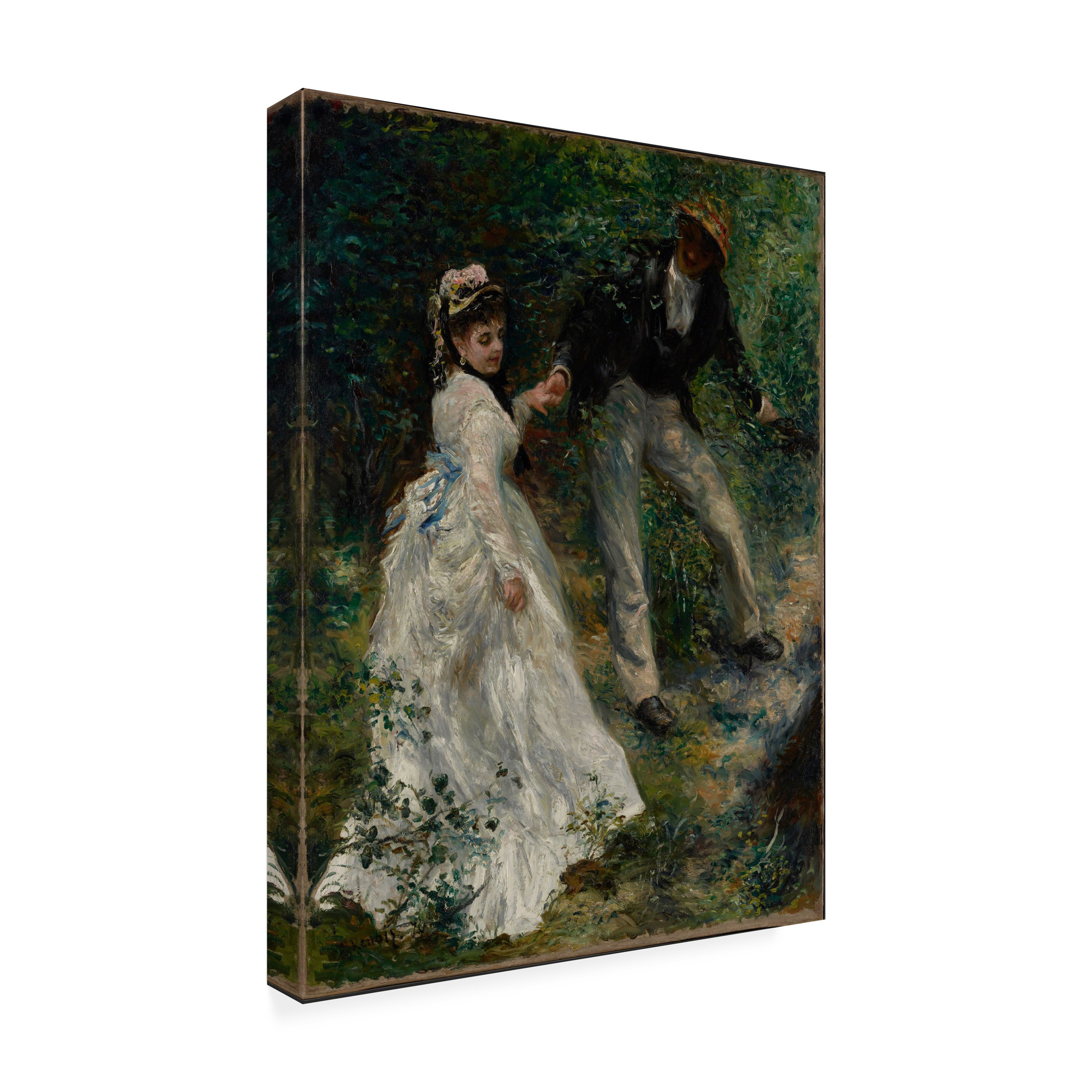Renoir 'La Promenade' Canvas Art