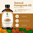 thumbnail image 4 of SVA Fenugreek Oil 4oz (118ml) Premium Carrier Oil with Dropper for Hair Care, Hair Oiling, Scalp Massage & Skin Care, 4 of 8