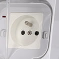 thumbnail image 3 of IP66 Weatherproof Outdoor Wall-Mounted Power Socket Box - French Standard, 250V 16A, ABS Impact & UV Resistant Shell with Lockable Cover, Easy Installation for Gardens, Workshops, Factories and, 3 of 6