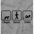 thumbnail image 2 of Crawl Walk Swim Athletic Toddler Boy Girl T Shirt Infant Toddler Brisco Brands 5T, 2 of 6