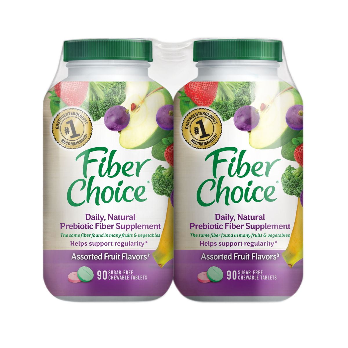 Product of Fiber Choice Natural Prebiotic Fiber Supplement, 2 pk