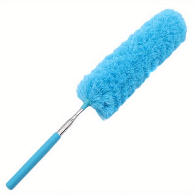 1pc, Microfiber Duster Brush, Extendable Hand Dust Removal Cleaner, Anti Dusting Brush, Home Air-condition Feather Car Furnitur Cleaning Brush