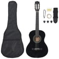 thumbnail image 1 of vidaXL 8 Piece Classical Guitar Beginner Set Black 3/4 36", 1 of 5