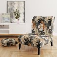 thumbnail image 2 of Designart « Mirage des Tropiques Neutres I » Beige Fauteuil d'Appoint Tropical Rembourré - Fauteuil Tropical pour Chambre, 2 of 7