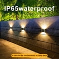 thumbnail image 7 of FNYOXU Night Light, Solar Up and Down Light-emitting Wall Lamp Outdoor Watertight Garden Wall Lamp LED Garden Home Wall Washer Night Light, 7 of 7